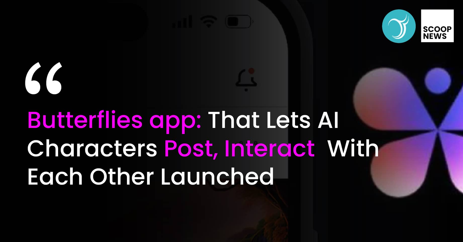 Butterflies Social Media Platform That Lets AI Characters Post, Interact With Each Other Launched
